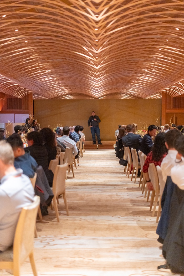 Exclusive dinner venue with stunning architecture