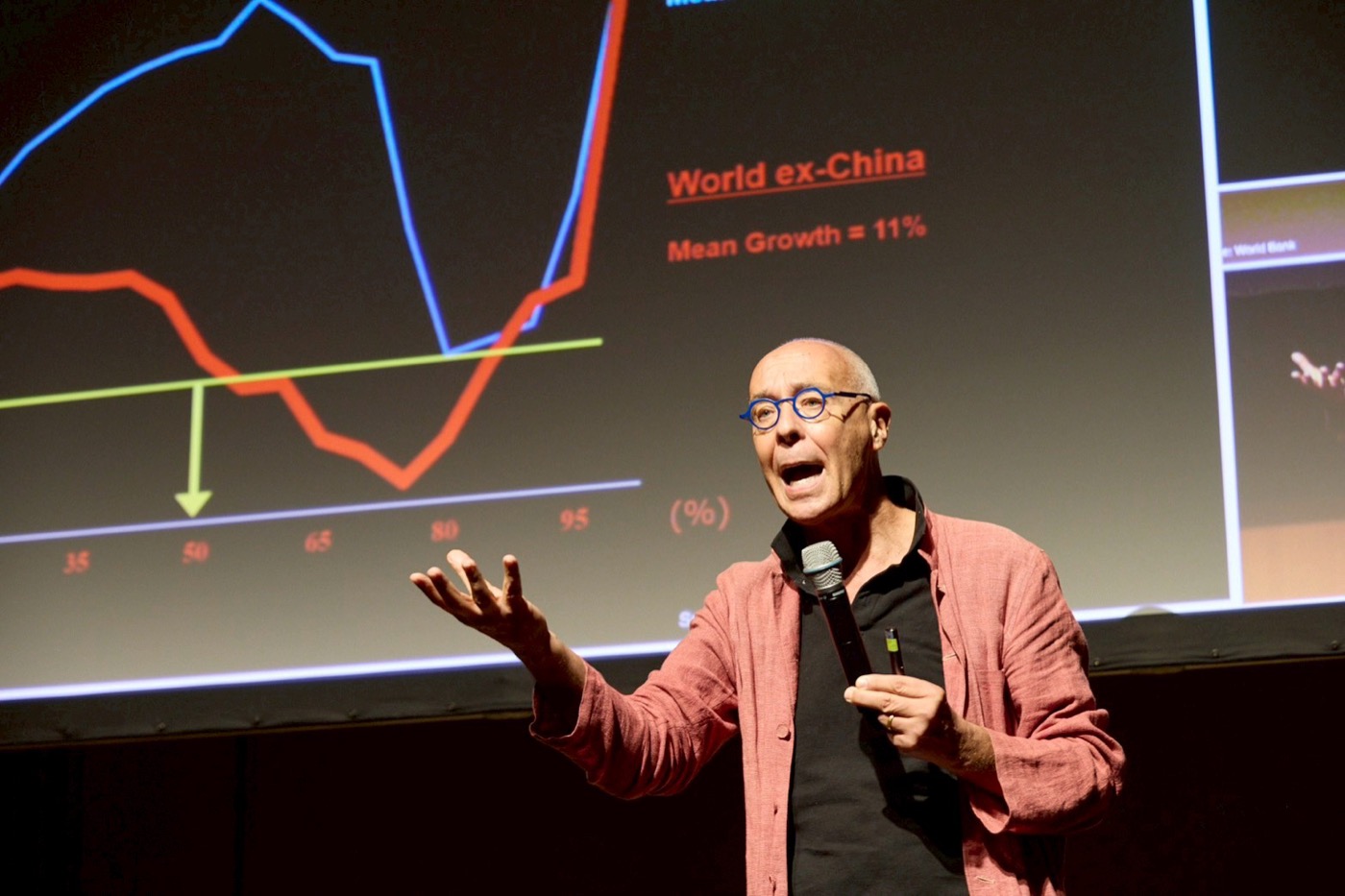 Keynote speaker presenting at Tech for Impact Summit 2025